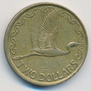 Новая Зеландия, 2 доллара (1991 г.)