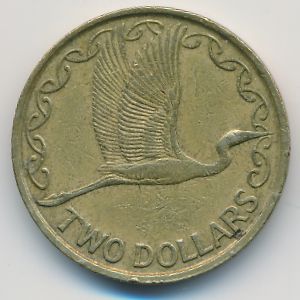 Новая Зеландия, 2 доллара (1991 г.)