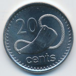 Фиджи, 20 центов (2010 г.)