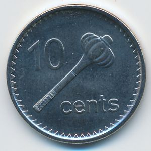 Фиджи, 10 центов (2009 г.)