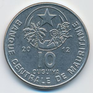 Мавритания, 10 угий (2012 г.)