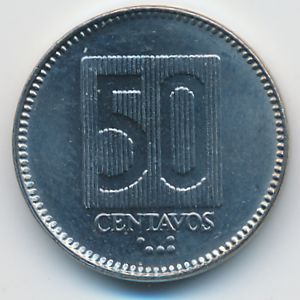 Эквадор, 50 сентаво (1988 г.)