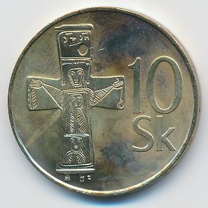 Словакия, 10 крон (2003 г.)