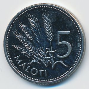Лесото, 5 малоти (2010 г.)