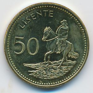 Лесото, 50 лисенте (2018 г.)