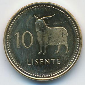 Лесото, 10 лисенте (2023 г.)
