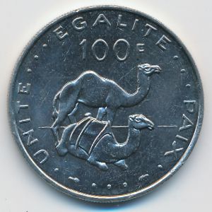 Джибути, 100 франков (1991 г.)