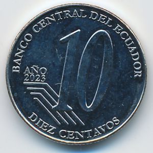 Эквадор, 10 сентаво (2023 г.)