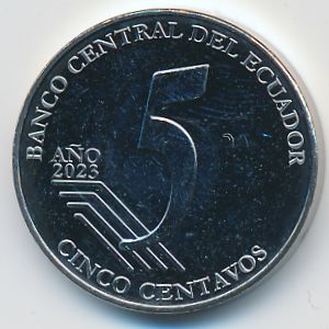 Эквадор, 5 сентаво (2023 г.)