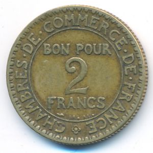 Франция, 2 франка (1926 г.)