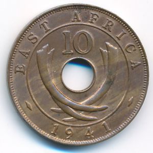 Восточная Африка, 10 центов (1941 г.)