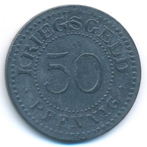 Золинген., 50 пфеннигов (1917 г.)