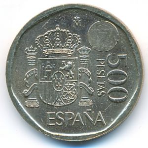Испания, 500 песет (1997 г.)