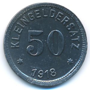 Кверфурт., 50 пфеннигов (1918 г.)