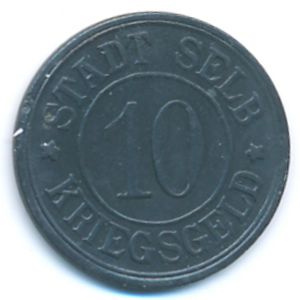 Зельб., 10 пфеннигов (1918 г.)