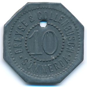 Зёммерда., 10 пфеннигов