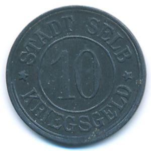 Зельб., 10 пфеннигов (1918 г.)
