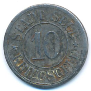 Зельб., 10 пфеннигов (1918 г.)