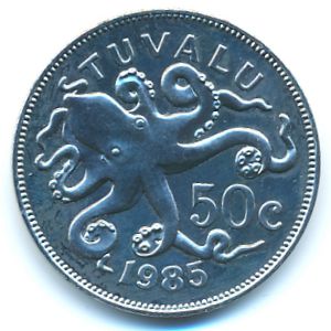 Тувалу, 50 центов (1985 г.)