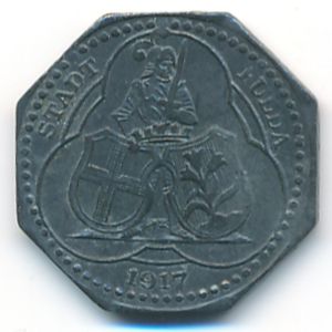 Фульда., 10 пфеннигов (1917 г.)