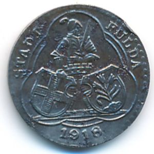 Фульда., 2 пфеннига (1918 г.)