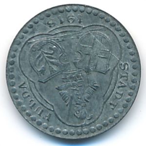 Фульда., 10 пфеннигов (1918 г.)