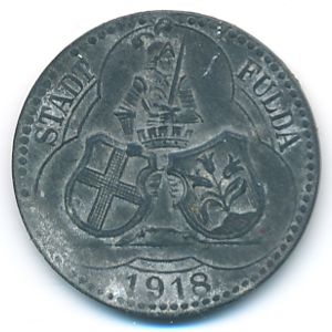 Фульда., 50 пфеннигов (1918 г.)