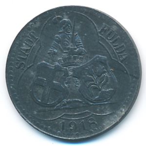 Фульда., 50 пфеннигов (1918 г.)