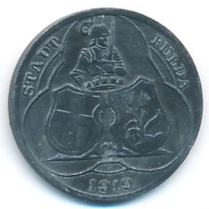 Фульда., 10 пфеннигов (1919 г.)