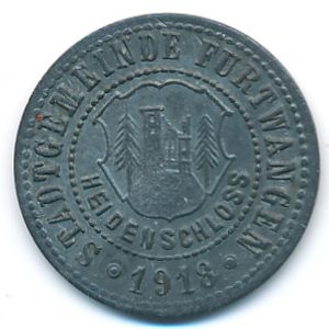 Фуртванген., 50 пфеннигов (1918 г.)