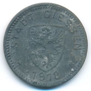 Гиссен., 10 пфеннигов (1918 г.)