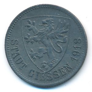 Гиссен., 50 пфеннигов (1918 г.)