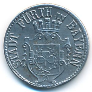 Фюрт., 10 пфеннигов (1917 г.)