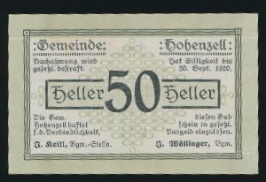 Нотгельды Австрии, 50 геллеров (1920 г.)