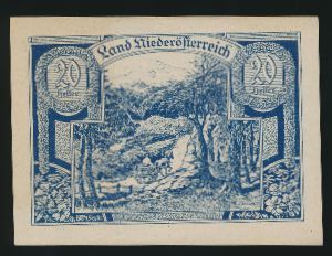 Нотгельды Австрии, 20 геллеров (1920 г.)