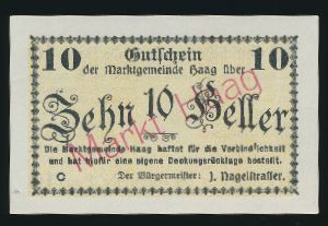 Нотгельды Австрии, 10 геллеров (1920 г.)