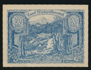 Нотгельды Австрии, 20 геллеров (1920 г.)