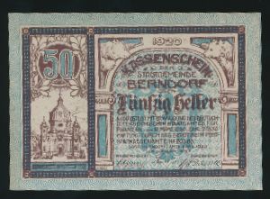 Нотгельды Австрии, 50 геллеров (1920 г.)