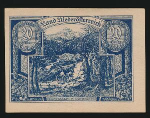 Нотгельды Австрии, 20 геллеров (1920 г.)