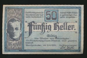 Нотгельды Австрии, 50 геллеров (1920 г.)