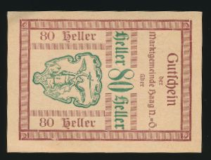 Нотгельды Австрии, 80 геллеров (1920 г.)