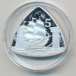 Международная зона Танжер., 5 экю (2026 г.)