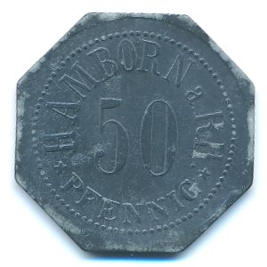 Хамборн., 50 пфеннигов