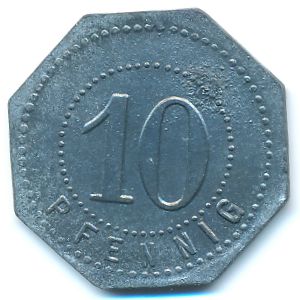 Хамборн., 10 пфеннигов (1917 г.)