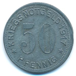 Гуммерсбах., 50 пфеннигов (1917 г.)