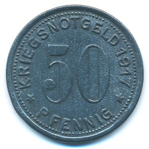 Гуммерсбах., 50 пфеннигов (1917 г.)