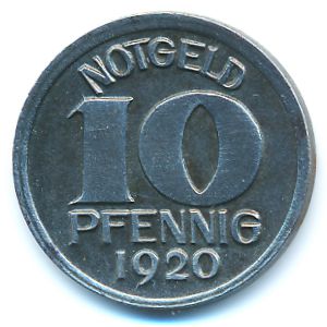 Галле., 10 пфеннигов (1920 г.)