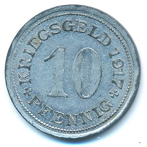 Хёрде., 10 пфеннигов (1917 г.)