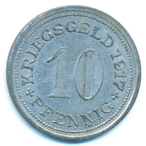 Хёрде., 10 пфеннигов (1917 г.)