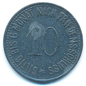 Хаммельбург., 10 пфеннигов (1917 г.)